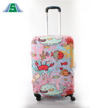 High quality spandex protective custom cover suitcase